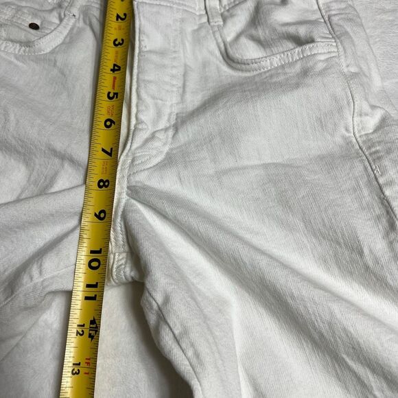 Anthropologie Pilcro The Adi Midrise Flare White Jeans 26 Women - Picture 11 of 12